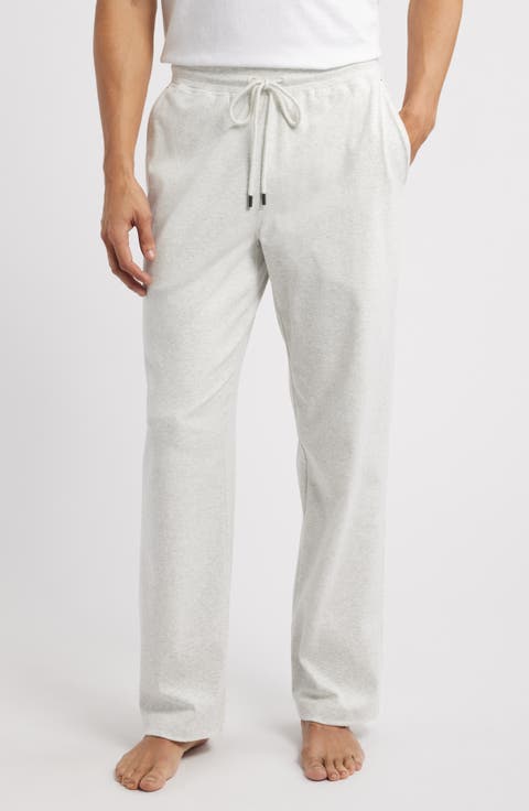 Heathered Stretch Cotton Lounge Pants