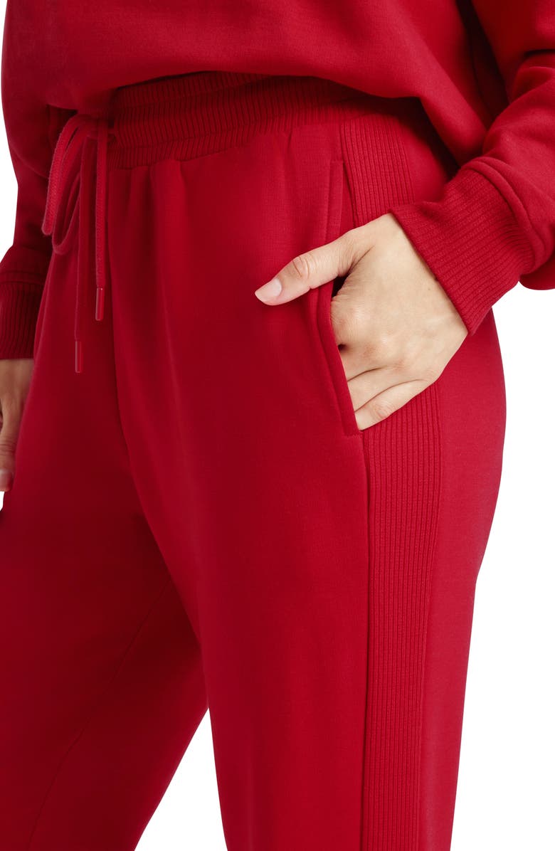 Splendid Tia Supersoft Joggers, Alternate, color, Ruby