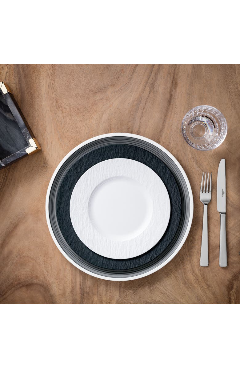 Villeroy & Boch Manufacture Rock blanc Salad Plate, Alternate, color, White