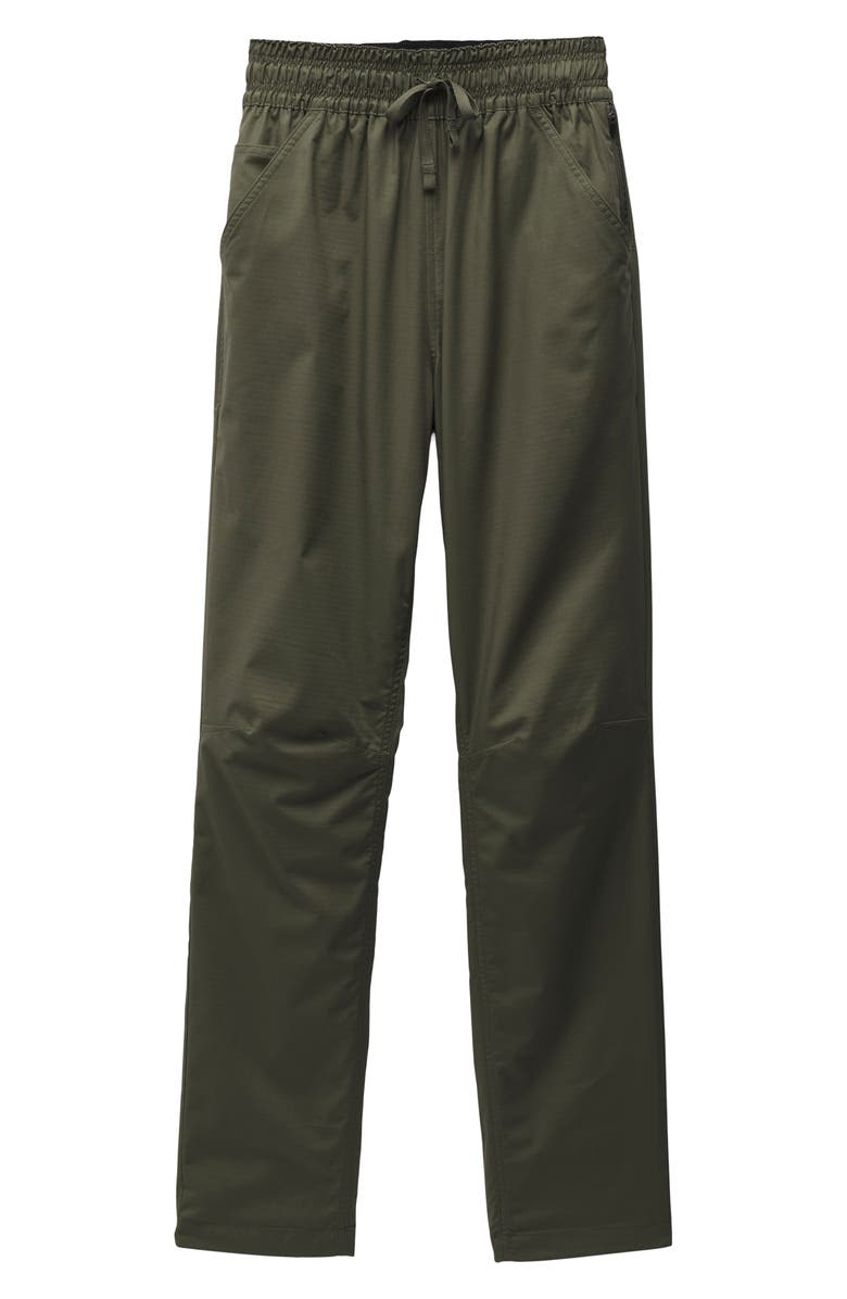 prAna Palisades Organic Cotton Blend Ripstop Pants, Alternate, color, Rye Green