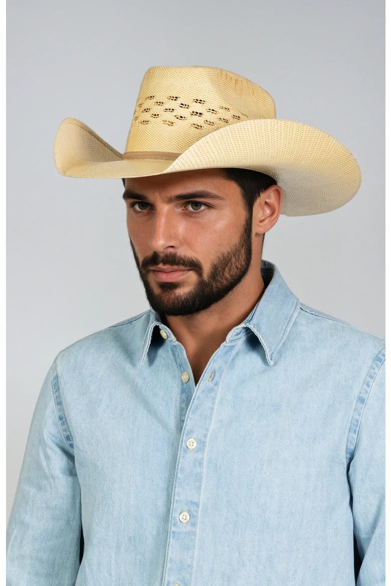The Ironclad 50X Bangora Straw Hat, Alternate, color, Ochre