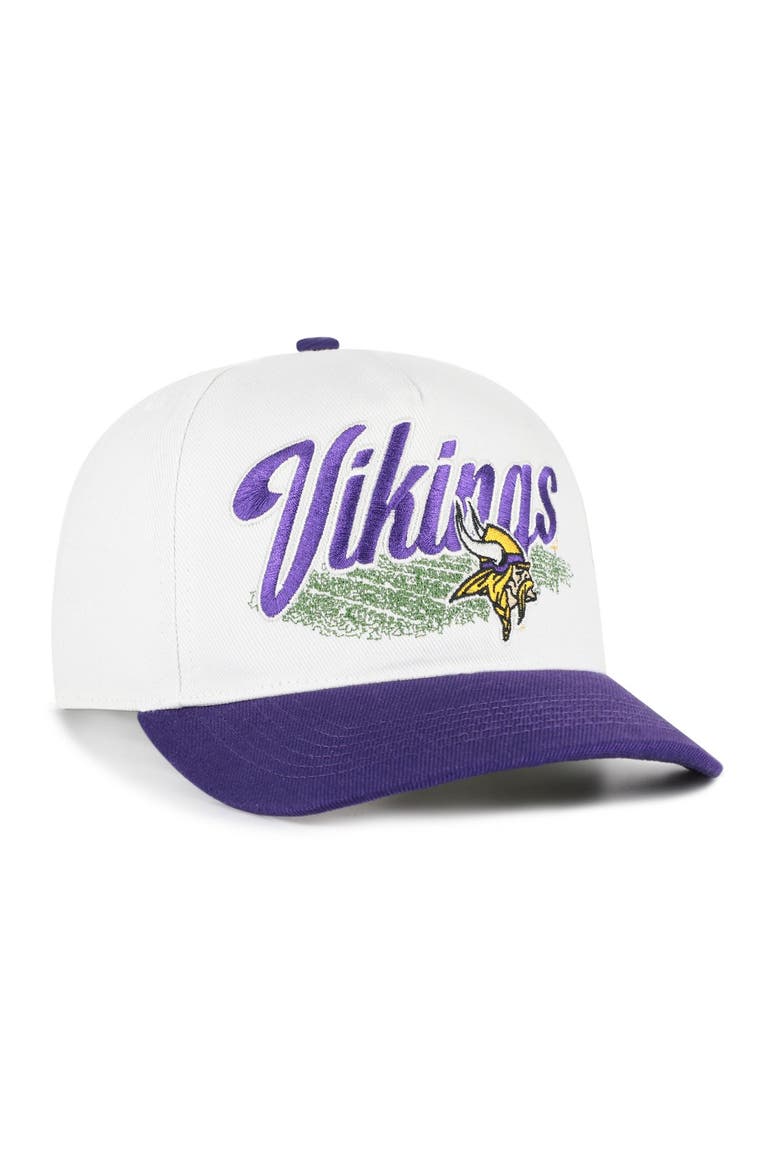 Men's '47 Cream Minnesota Vikings  Enfield Hitch Adjustable Hat, Alternate, color, Cream
