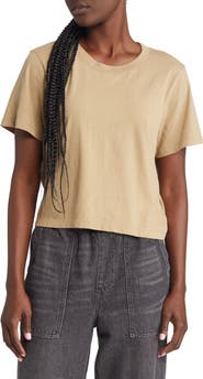 Madewell Lakeshore Softfade Cotton Crop Tee