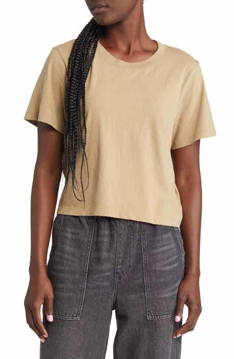 Madewell Lakeshore Softfade Cotton Crop Tee