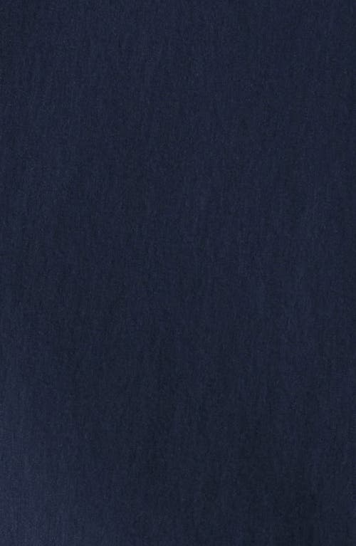 Paul Smith London Solid Navy Water Repellent Stretch Nylon Sport Coat In Blue