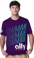 STARTER Men's Starter Purple Alex Bowman Ally All Star Extreme T-Shirt