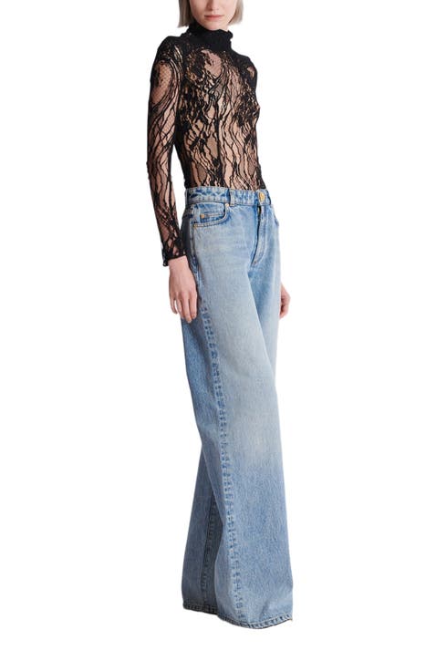 Long-Sleeved Lace Body