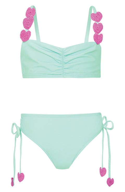 Kids' Heart Two-Piece Swimsuit (Toddler, Little Kid & Big Kid)