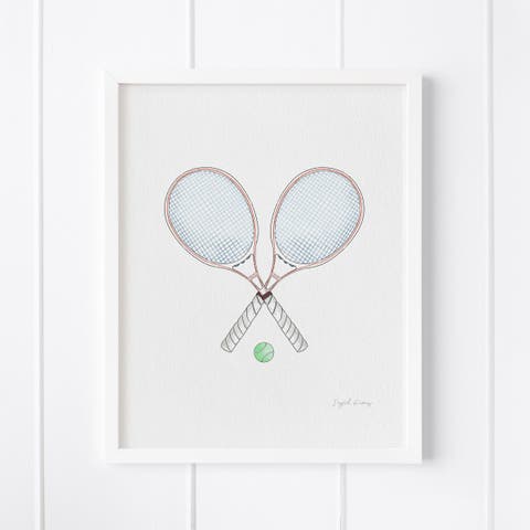 Tennis Framed Museum Quality 8" x 10" Art Print