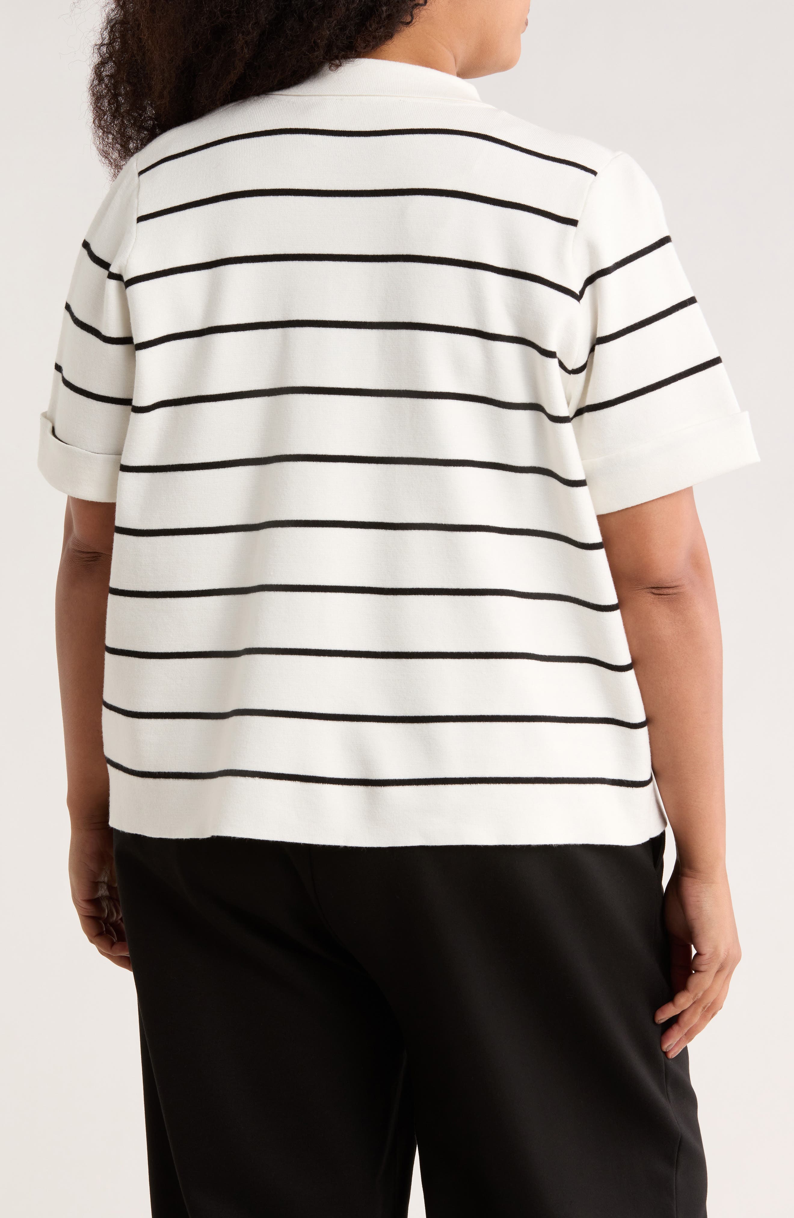 Short Sleeve Button Front Cardigan - image 4