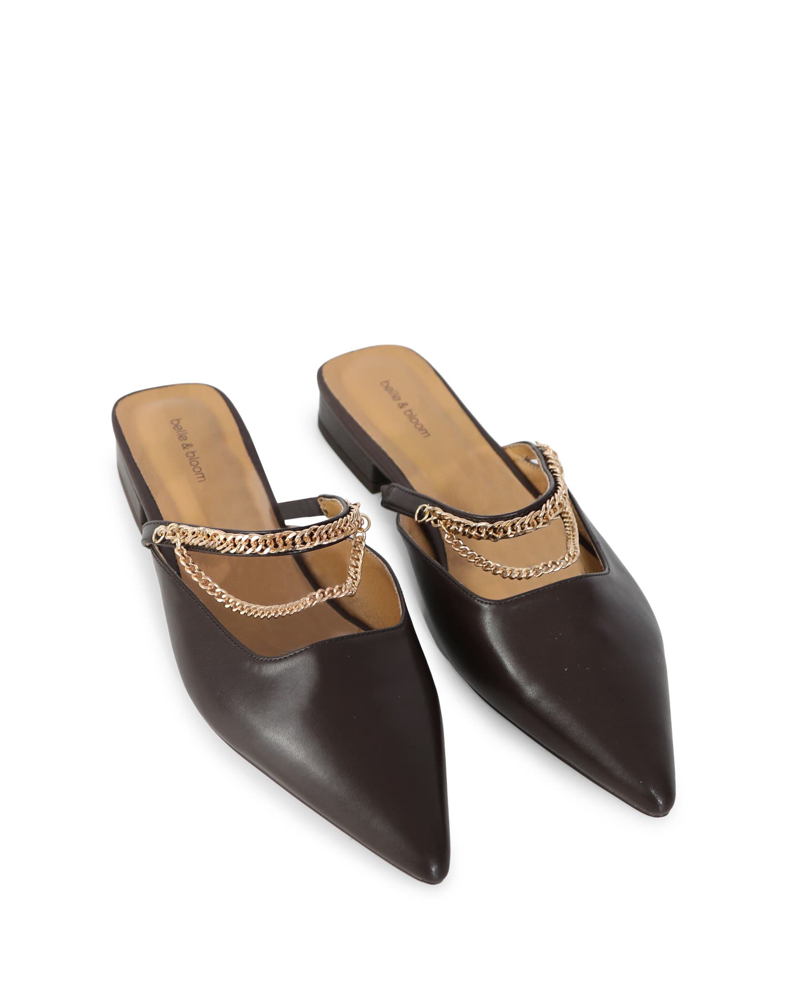 On The Go Leather Flat, Alternate, color, Dark Brown