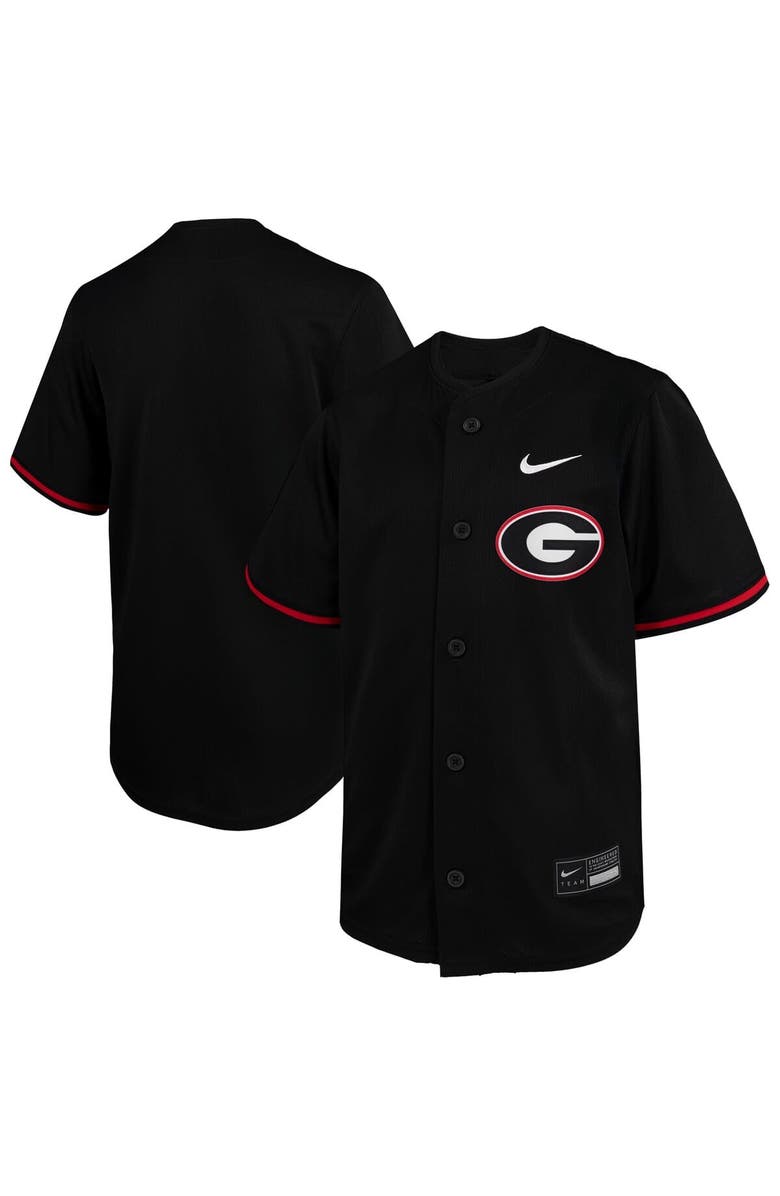 Nike Youth Nike Black Georgia Bulldogs Limited Baseball Jersey, Alternate, color, Black