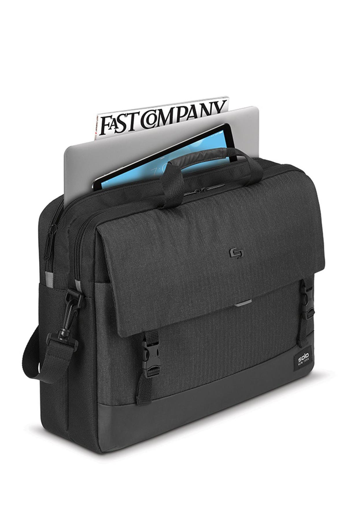 SOLO NEW YORK Solo Notch Briefcase, Alternate, color, 