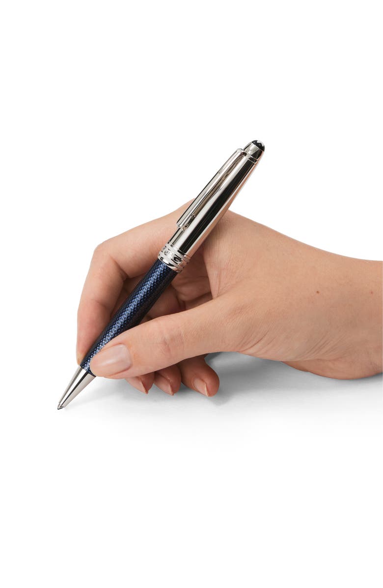 Montblanc Meisterstück Solitaire Doué Blue Hour Classique Ballpoint Pen, Alternate, color, Blue