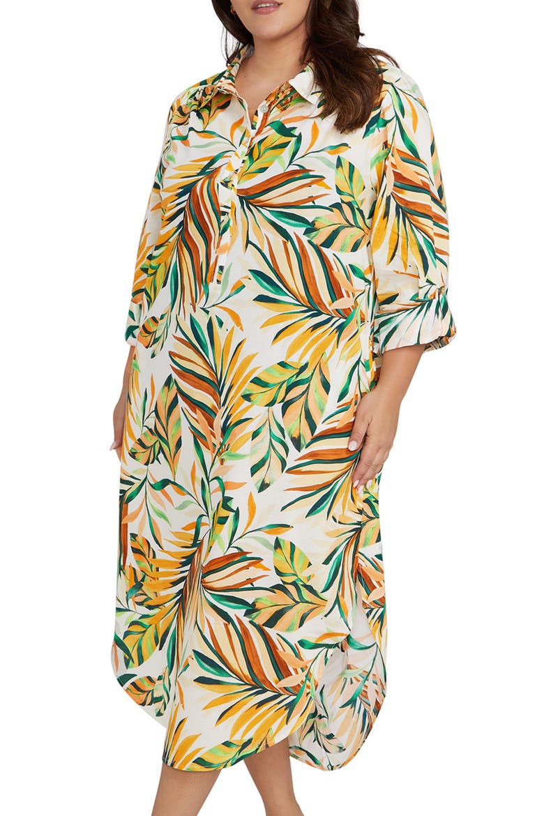 Monteverdi Cover-Up Shirtdress, Alternate, color, MULTI