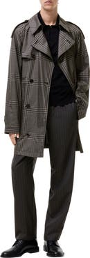 Burberry Mid-length Silk Leadenham Trench Coat
