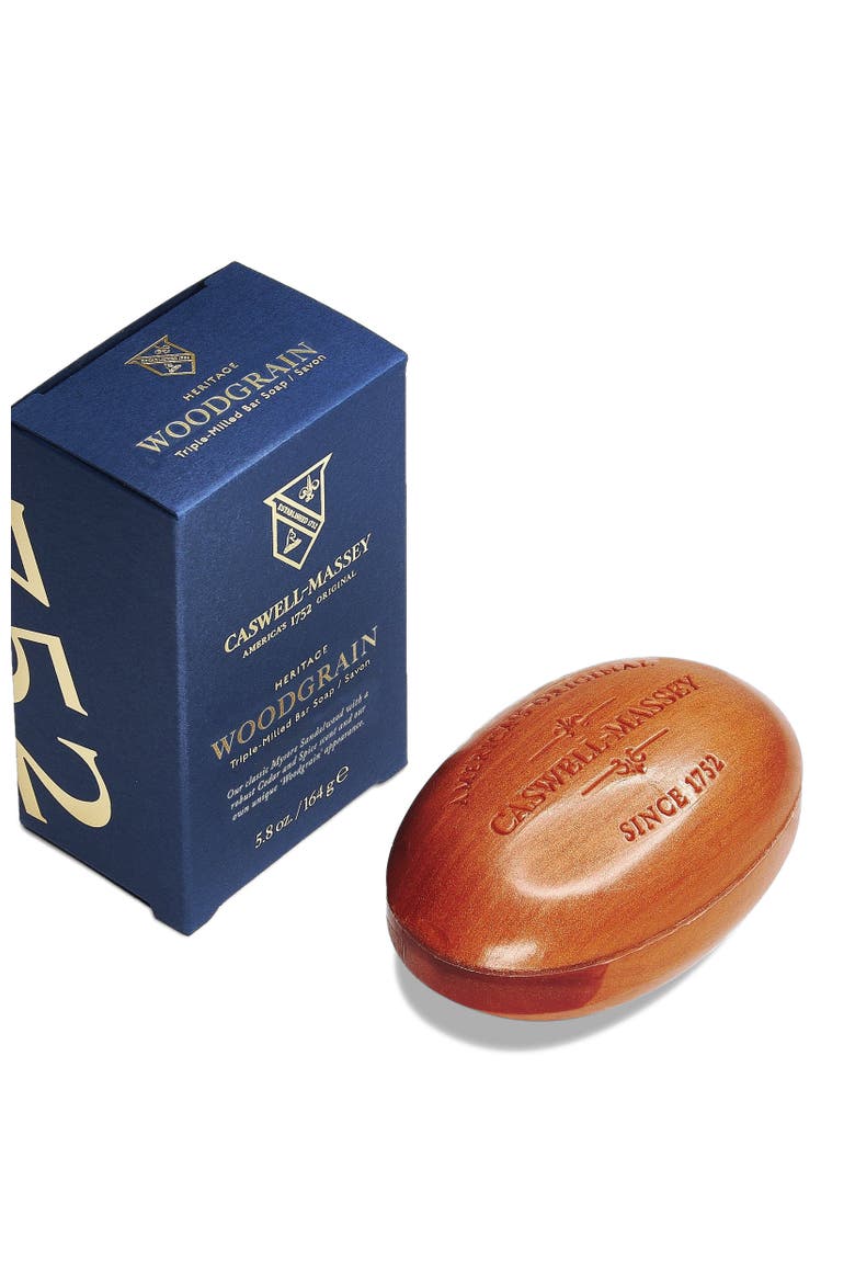 Woodgrain Sandalwood Bar Soap, Alternate, color, Single Soap