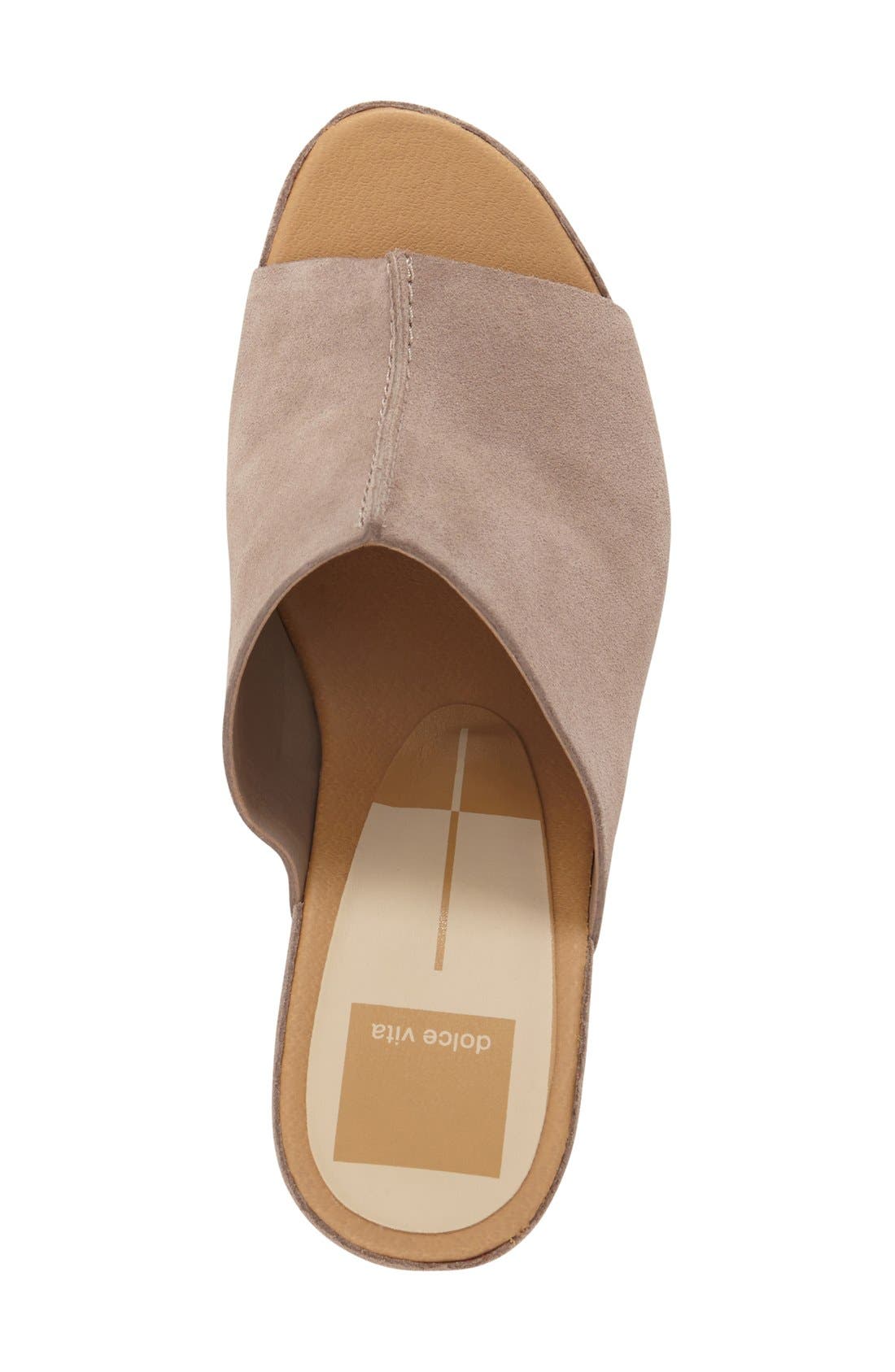 'Ross' Mule, Alternate, color, ALMOND SUEDE