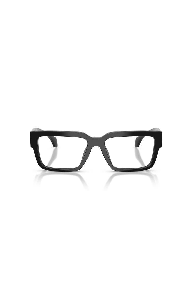 53mm Rectangle optical glasses, Alternate, color, Black