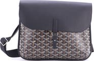 Pre-Owned Goyard Coursier Messenger Bag Coated Canvas and Leather