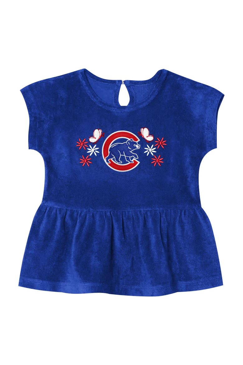 Girls Toddler Outerstuff  Royal Chicago Cubs Hop Base Fashion T-Shirt & Shorts Set, Alternate, color, Royal