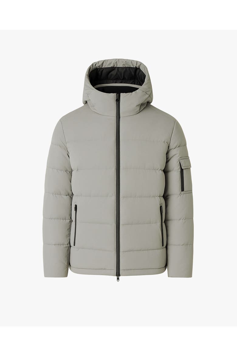 DAWSON | Hooded Recycled Down Winter Jacket, Main, color, Ice