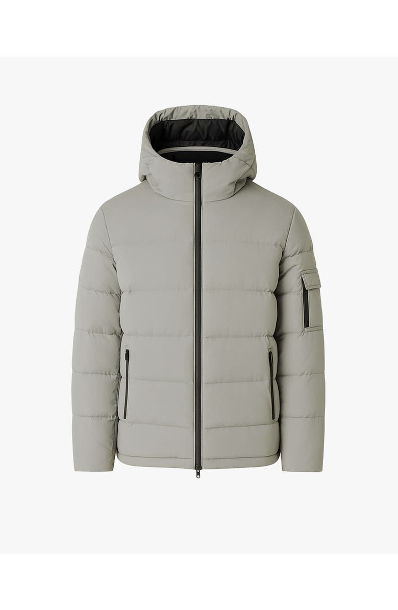 Quartz Co. DAWSON | Hooded Recycled Down Winter Jacket, Main, color, Ice