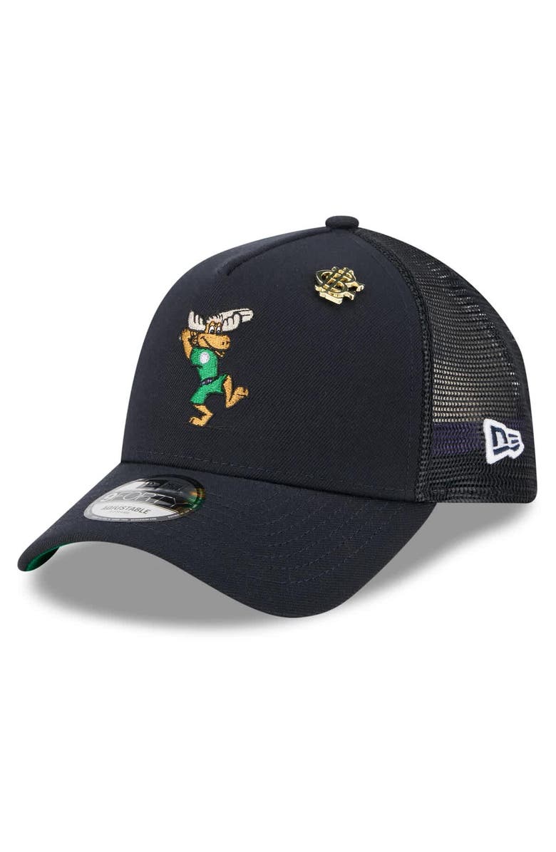 New Era Men's New Era  Navy Seattle Mariners 2025 Big League Chew A-Frame 9FORTY Adjustable Trucker Hat, Main, color, 