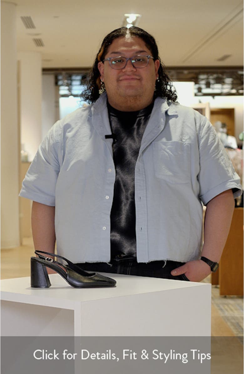 Leia Slingback Pump, sales video thumbnail