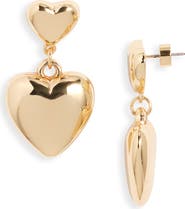 Nordstrom Puffy Heart Drop Earrings