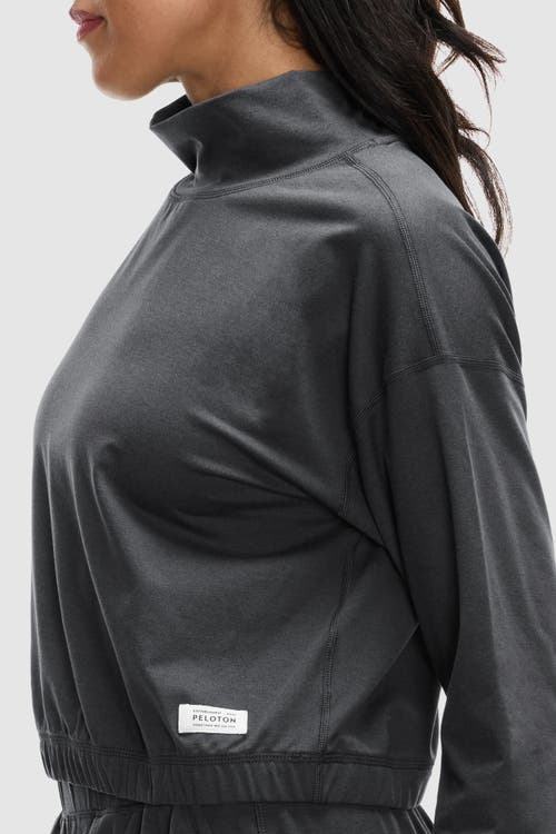 Peloton Dreamblend Funnel Neck In Heather Grey