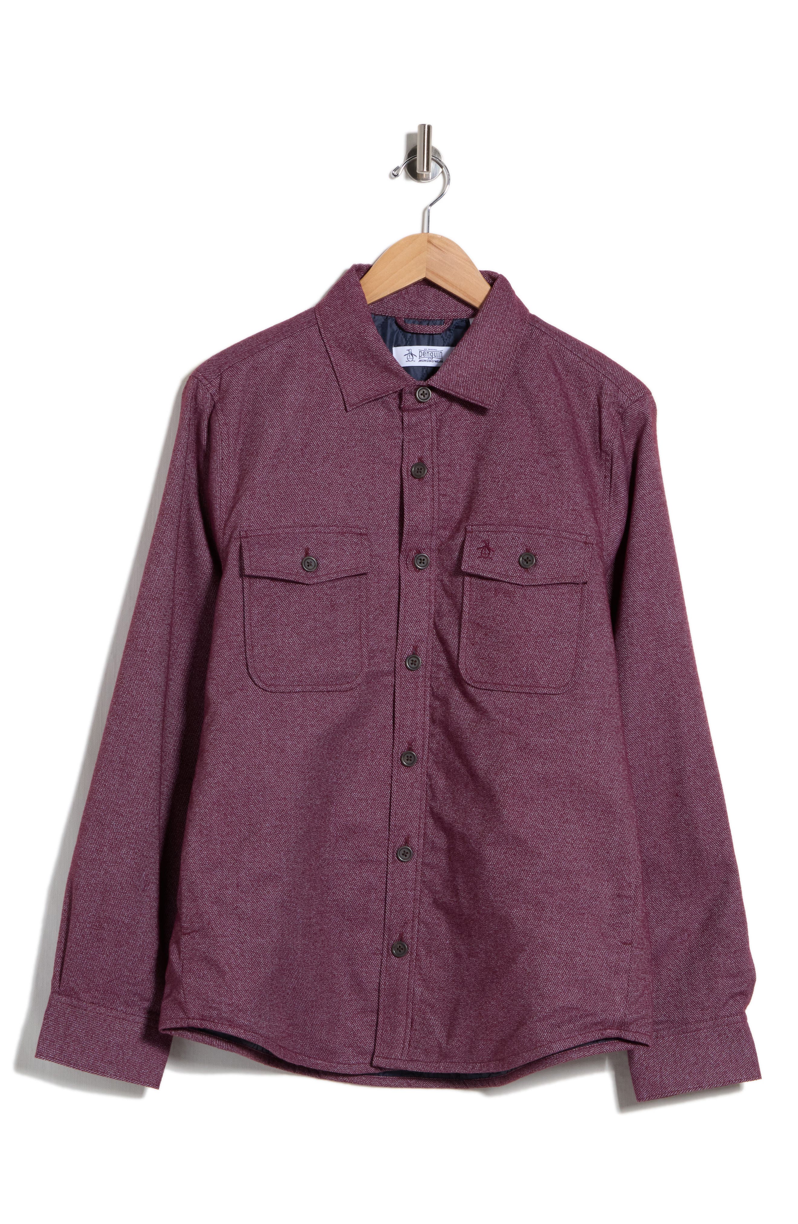 Heathered Shirt Jacket