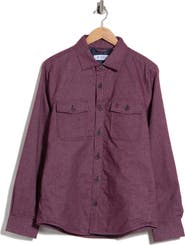 Original Penguin Heathered Shirt Jacket