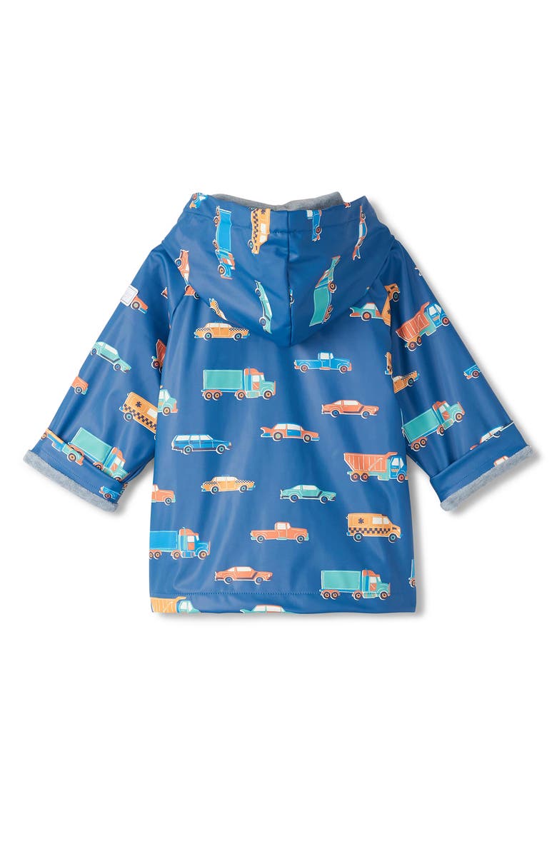Hatley Driving Cars Raincoat, Alternate, color, 