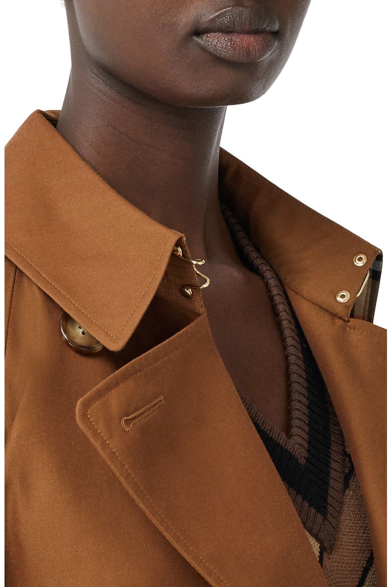 Waterloo Relaxed Fit Cotton Trench Coat, Alternate, color, CHESTNUT BROWN