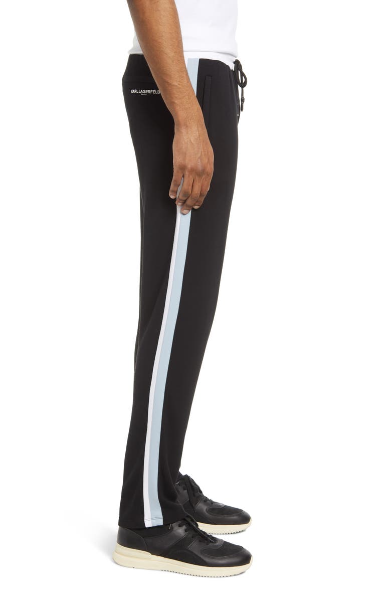 KARL LAGERFELD PARIS Men's Colorblock Track Pants, Alternate, color,