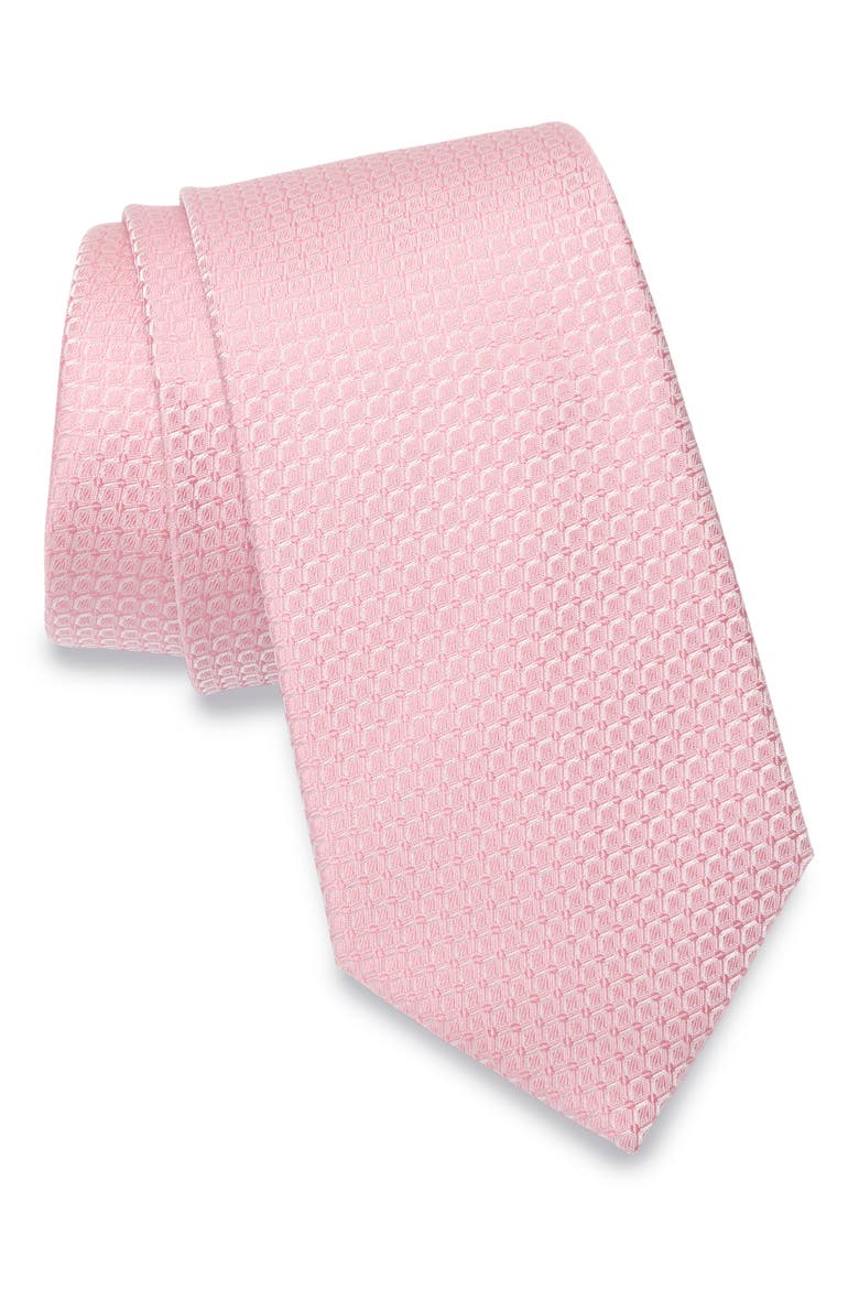 Tatum Jacquard Tie, Main, color, PINK