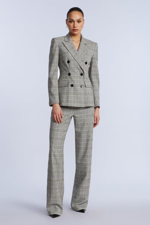 Bcbg Glen Plaid Blazer In Gray