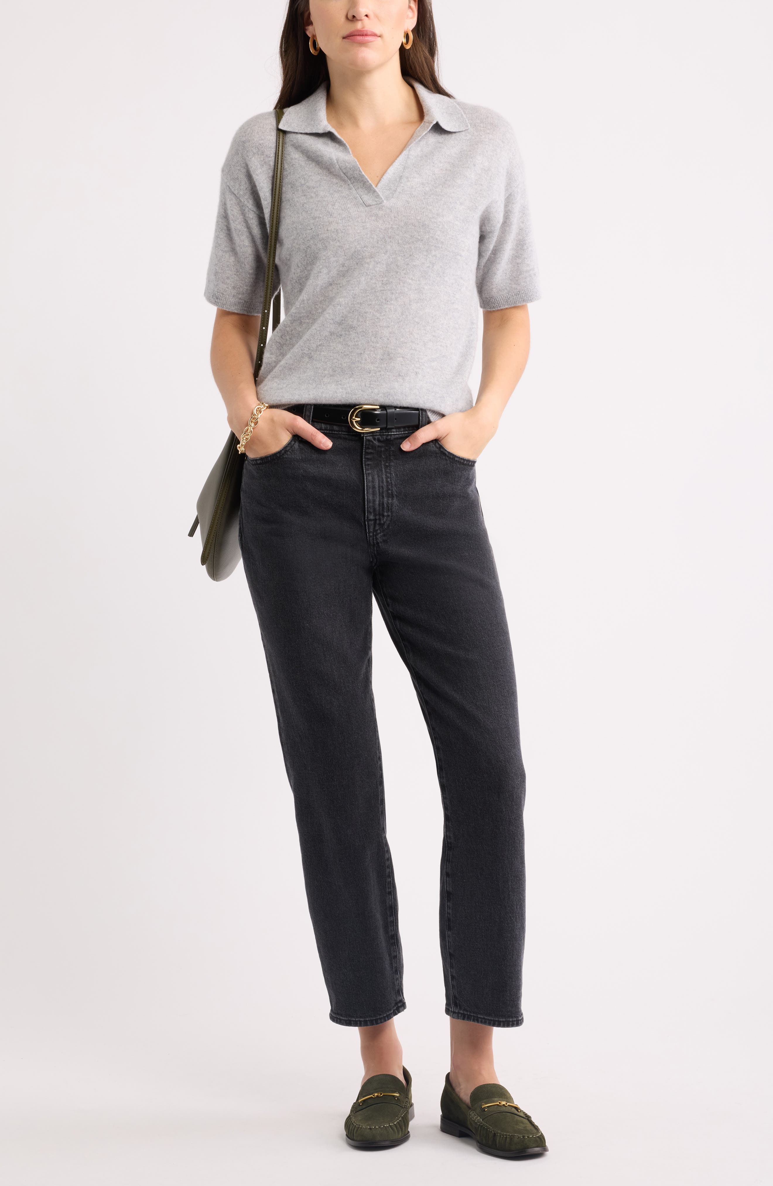 Sylvie Loafer, Alternate, color, OLIVE MILLI