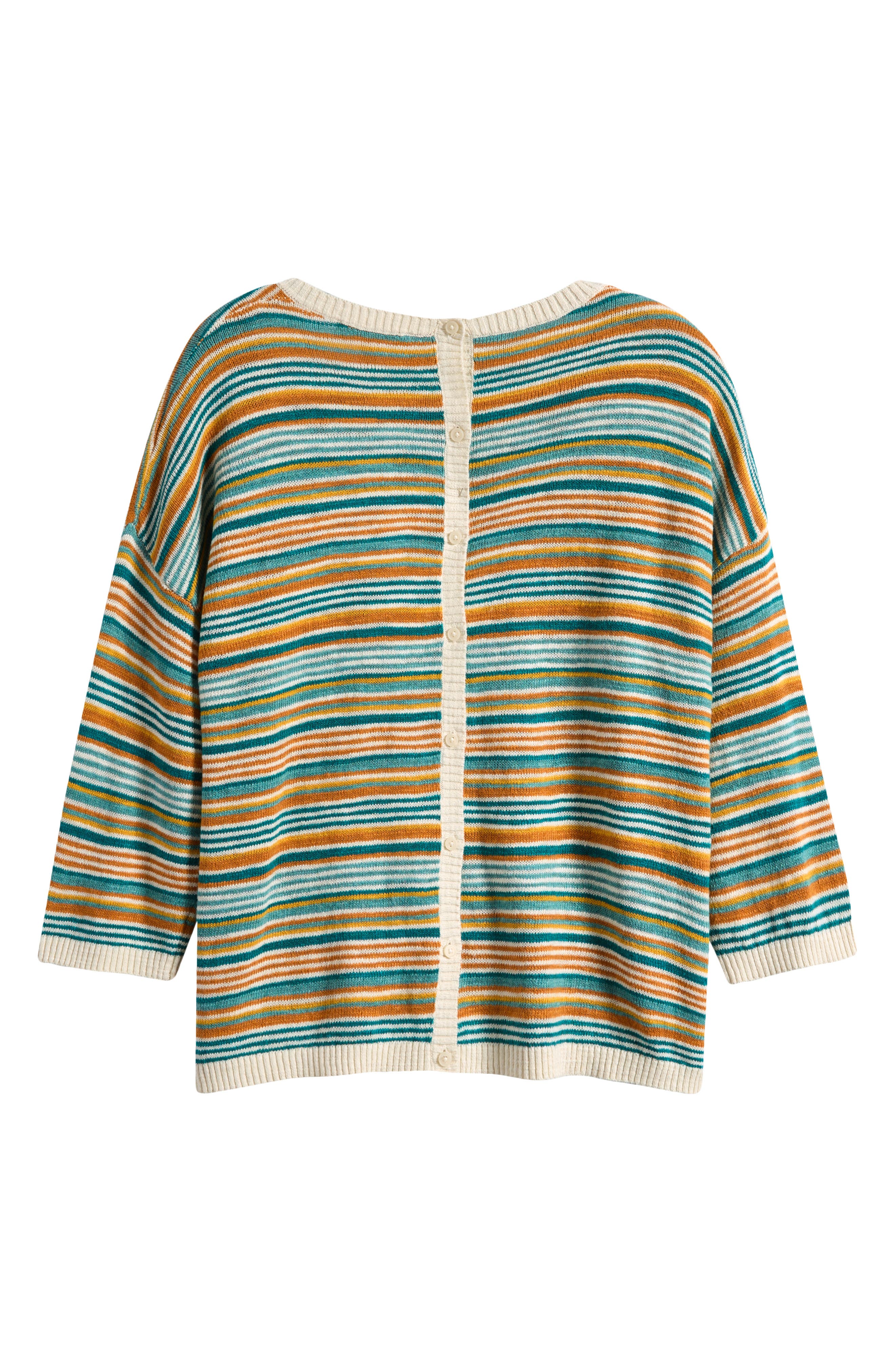 Knavock Stripe Cotton & Linen Sweater - image 2