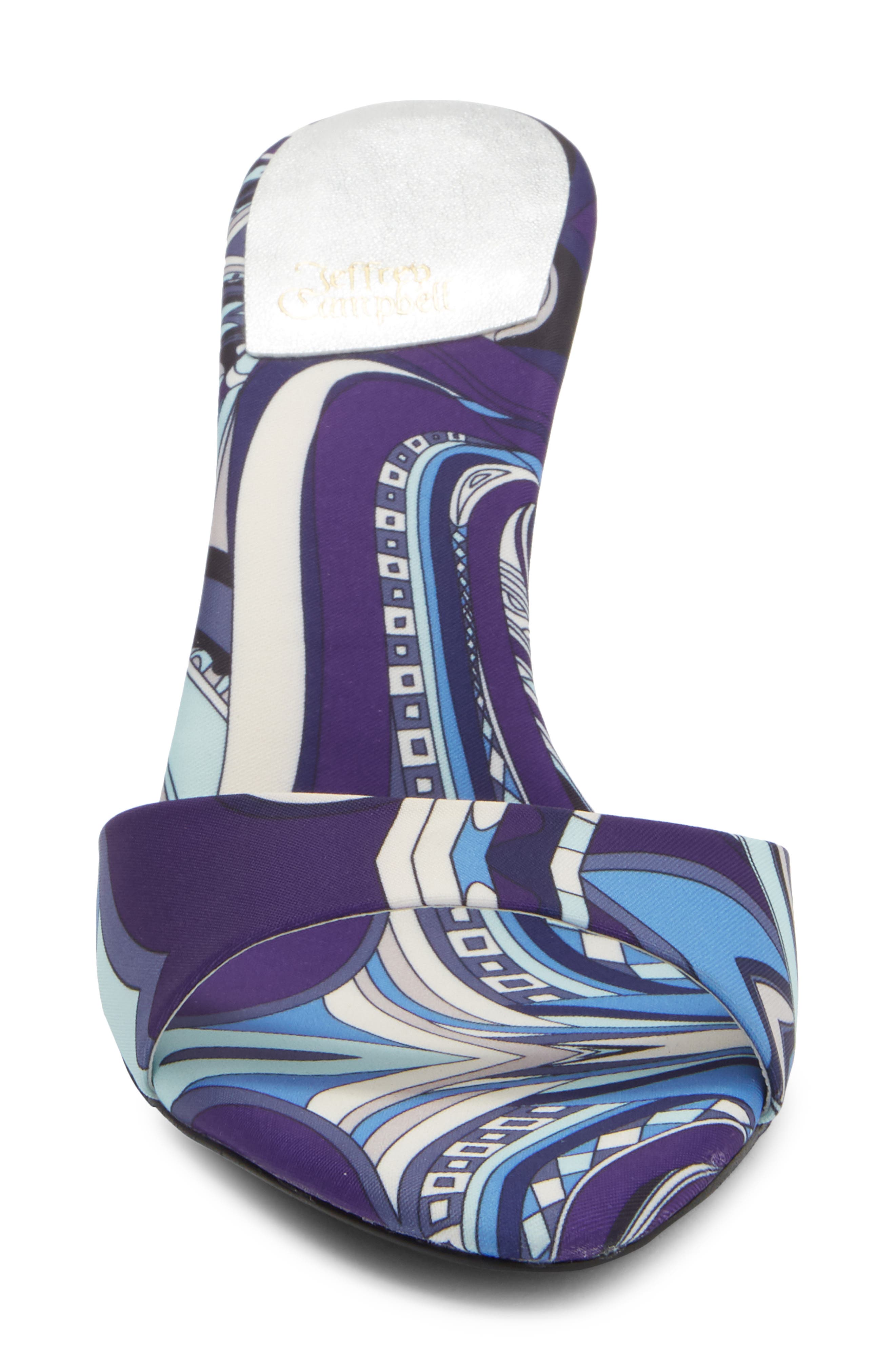 Jeffrey Campbell Ce-Soire Slide Sandal, Alternate, color, Blue Multi