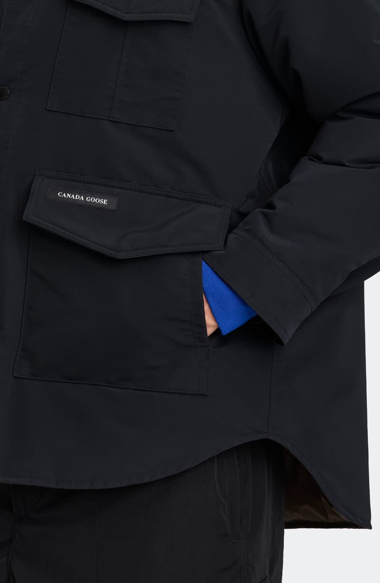 Canada Goose Legacy Cotton Blend Shirt Jacket, Alternate, color, Nocturne/ Terra