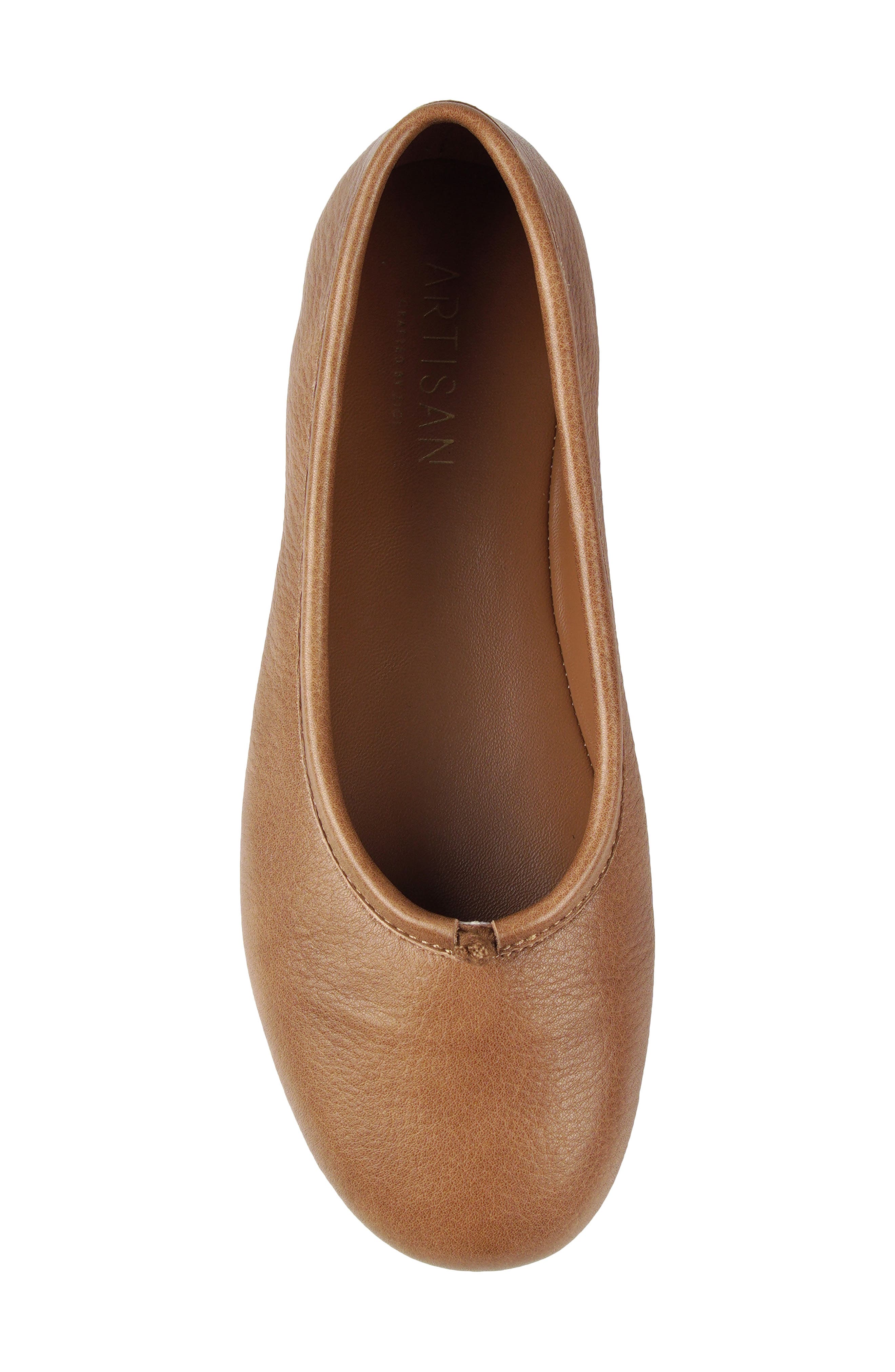 Perch Flat, Alternate, color, COGNAC LEATHER