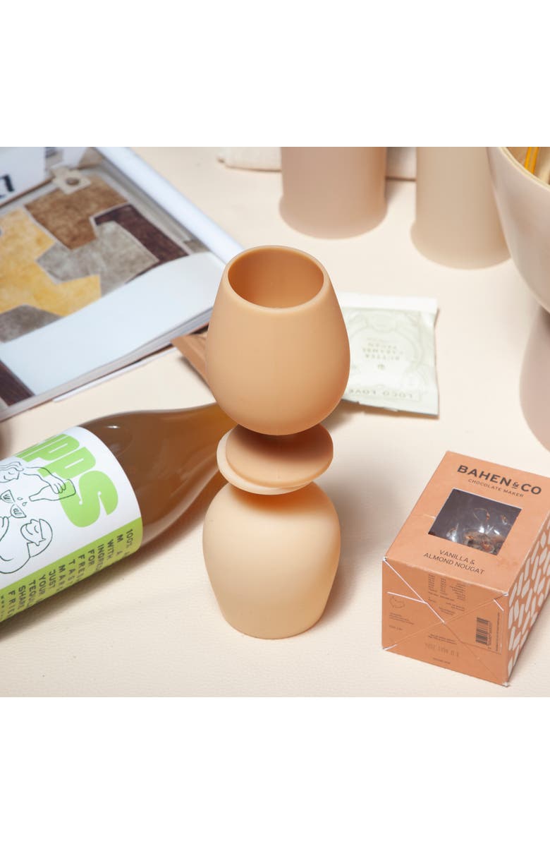 Porter Green Stegg | Unbreakable Highball Glasses, Alternate, color, Blanc + Dove