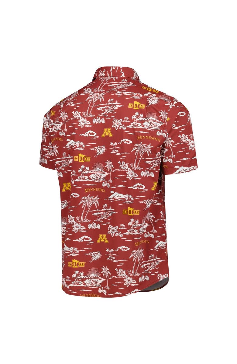 Reyn Spooner Men's Reyn Spooner Maroon Minnesota Golden Gophers Performance Button-Down Shirt, Alternate, color, Maroon