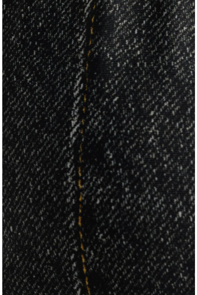 Miramar Faux Denim Bikini Top, Alternate, color, WASHED BLACK