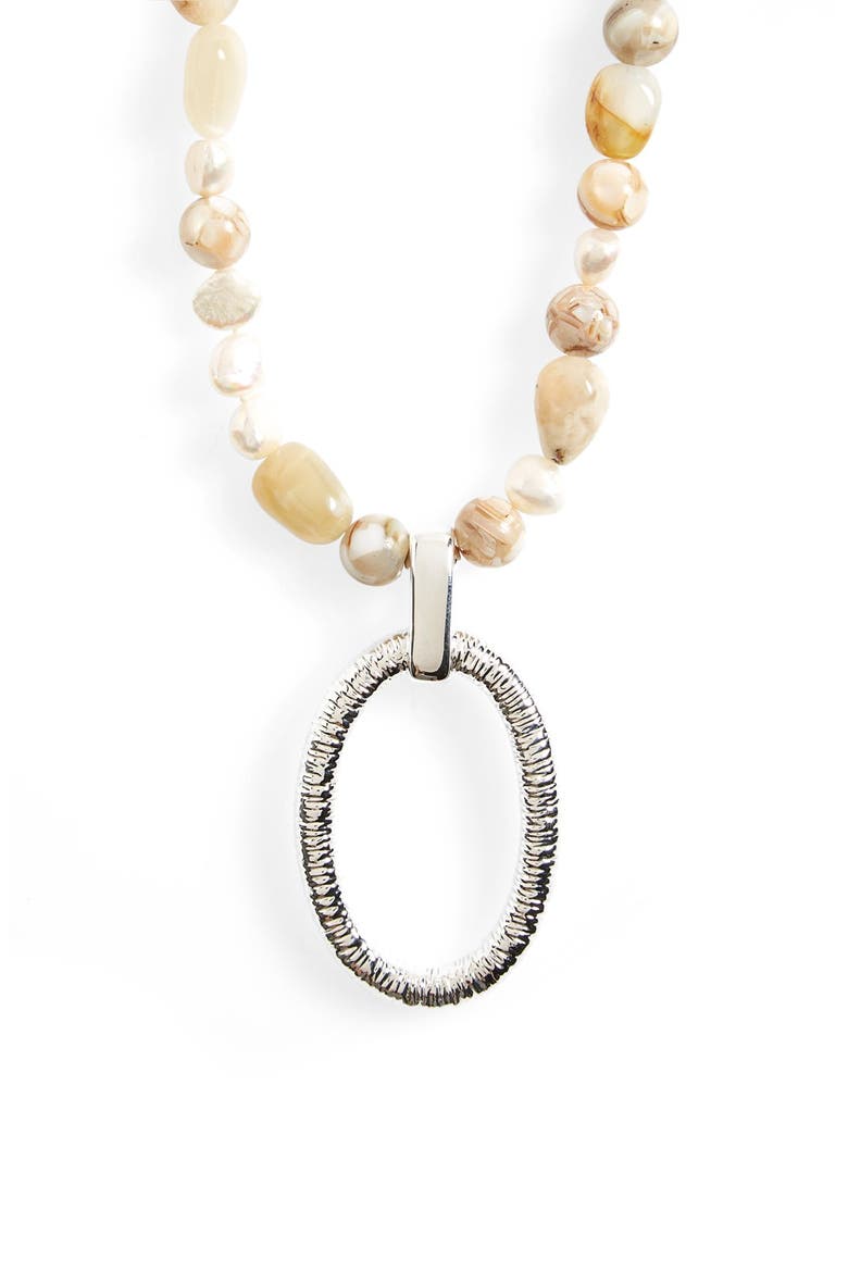 Pendant Necklace, Alternate, color, IVORY
