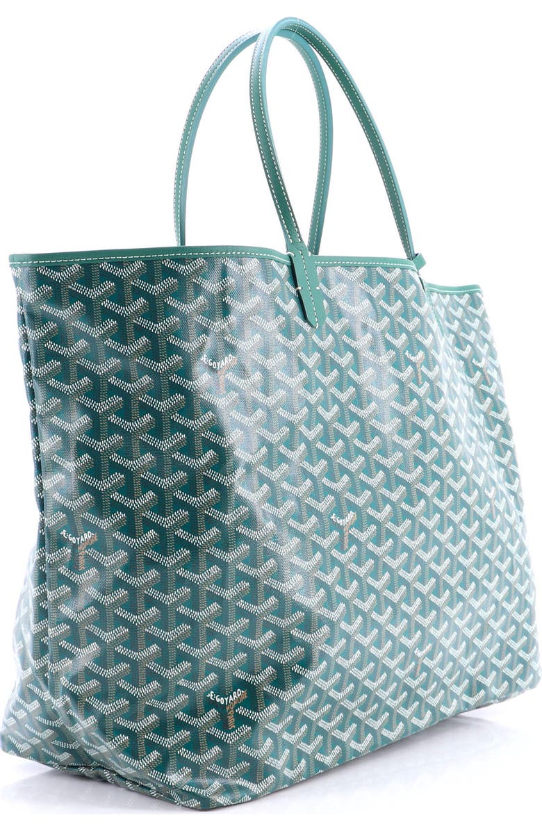 Pre-Owned Goyard Saint Louis Tote Coated Canvas GM, Alternate, color, Green