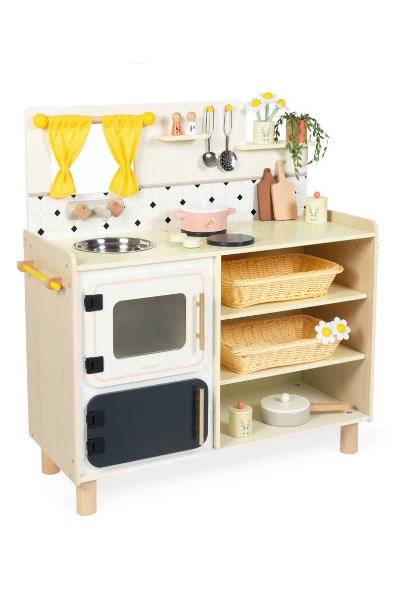 Janod Cottage Chic Big Cooker Play Kitchen Set, Main, color, 