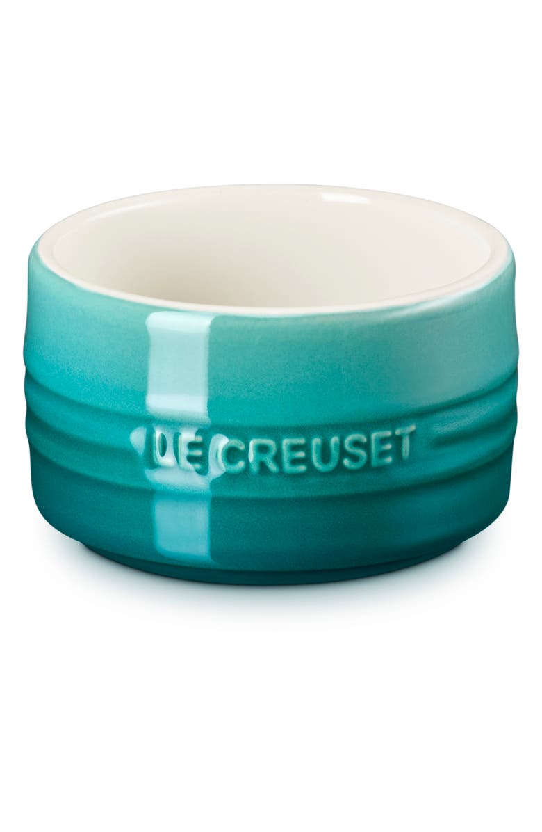 Le Creuset Stoneware Straight Wall Ramekin, Main, color, Riviera